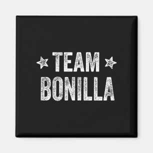Team BONILLA - Last Name _ Bonilla Family Member Magnet