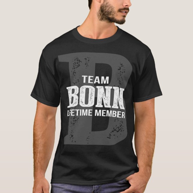 Team BONN Lifetime Member T-Shirt (Front)