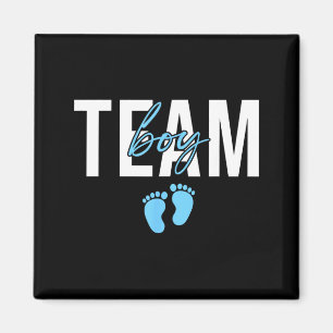 Team boy 2026 gender reveal baby announcement magnet