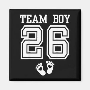 Team Boy 2026 Gender Reveal Baby Shower Matching F Magnet