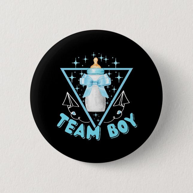 Team Boy 6 Cm Round Badge (Front)