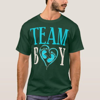 Team Boy Baby Reveal Pregnancy Announcement Gender T-Shirt