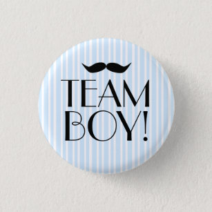 Team Boy-Baby Shower 3 Cm Round Badge