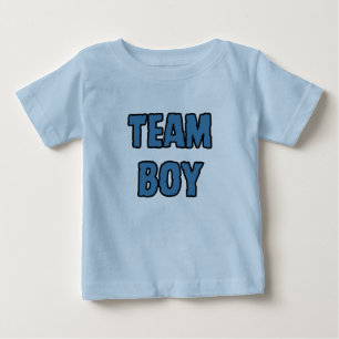 Team Boy Blue Baby Gender Reveal Party T-Shirt