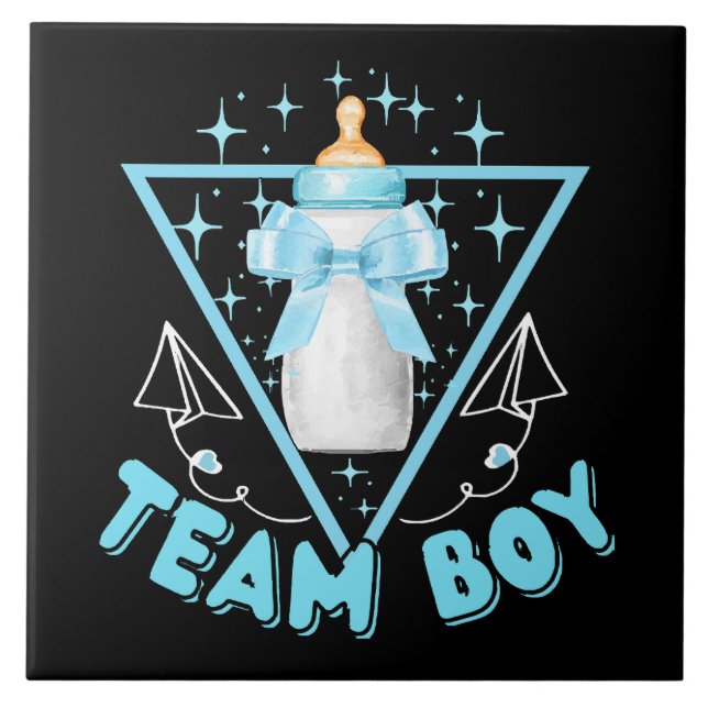 Team Boy Ceramic Tile (Front)