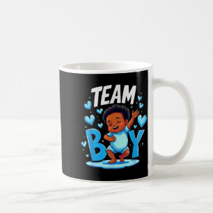 Team Boy Design Gender Reveal New Baby Boy  Coffee Mug