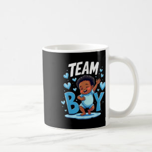 Team Boy Design Gender Reveal New Baby Boy Coffee Mug