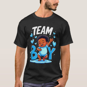 Team Boy Design Gender Reveal New Baby Boy  T-Shirt