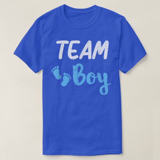 Team BOY  Gender Reveal Baby Shower Baby Reveal Pa T-Shirt (Design Front)