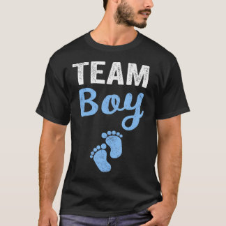 Team Boy Gender Reveal Baby Shower Shirt