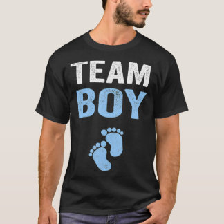 Team Boy Gender Reveal Baby Shower  T-Shirt