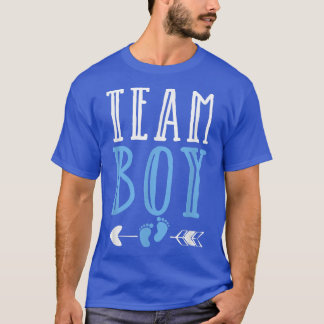 Team Boy Gender Reveal Baby Shower T-Shirt