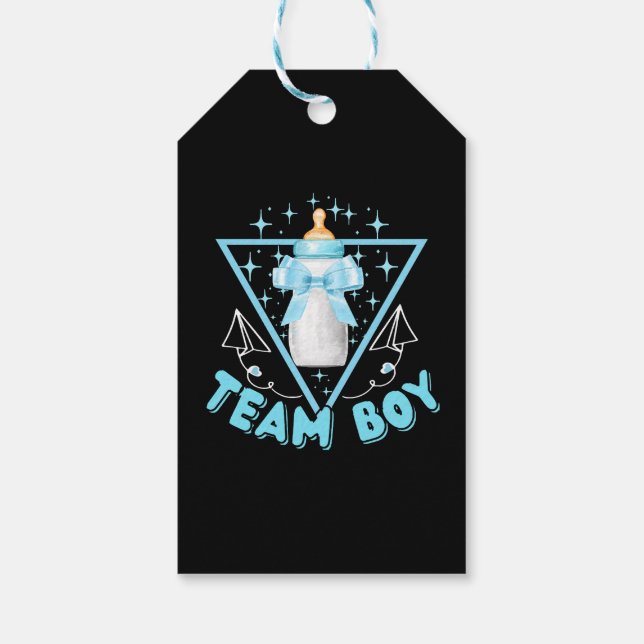 Team Boy Gift Tags (Back)