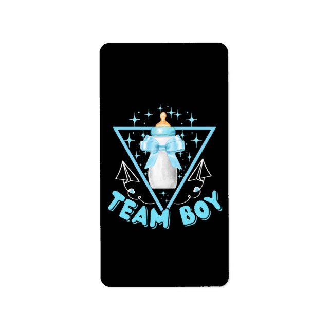 Team Boy Label (Front)