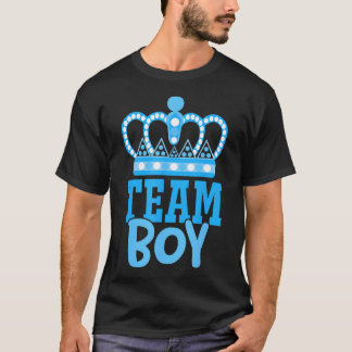 Team Boy Team Girl Blue Gender Reveal Party Matchi T-Shirt