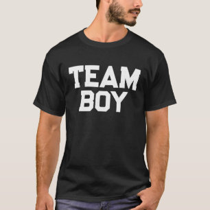 Team Boy Team Girl Blue Gender Reveal Party Matchi T-Shirt