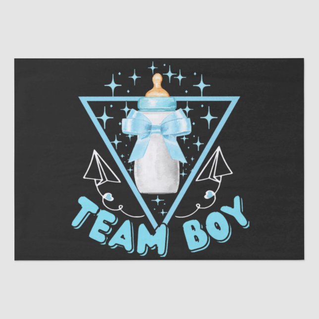Team Boy Tissue Paper (Front)