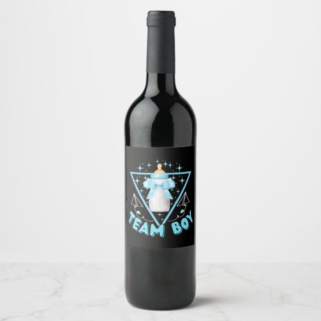 Team Boy Wine Label (Front)