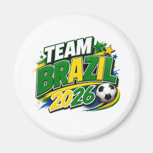 TEAM BRAZIL 2026 Fan Brazilian Ma Magnet