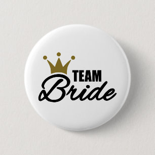 Team Bride 6 Cm Round Badge