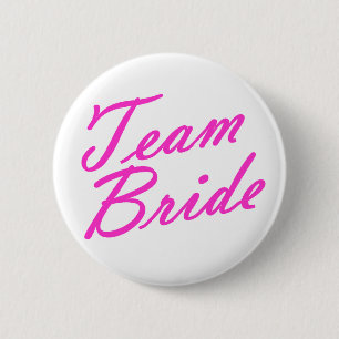 Team Bride 6 Cm Round Badge