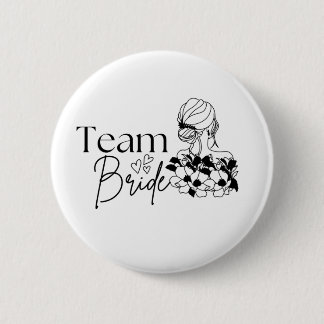 Team Bride 6 Cm Round Badge
