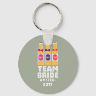 Team Bride Amsterdam 2017 Zn034 Key Ring