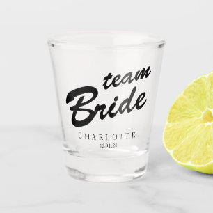 Team Bride Bachelorette Party Personalised Shot Glass