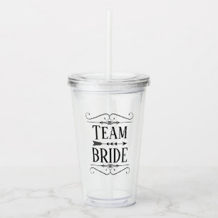 TEAM BRIDE BRIDAL PARTY TUMBLER