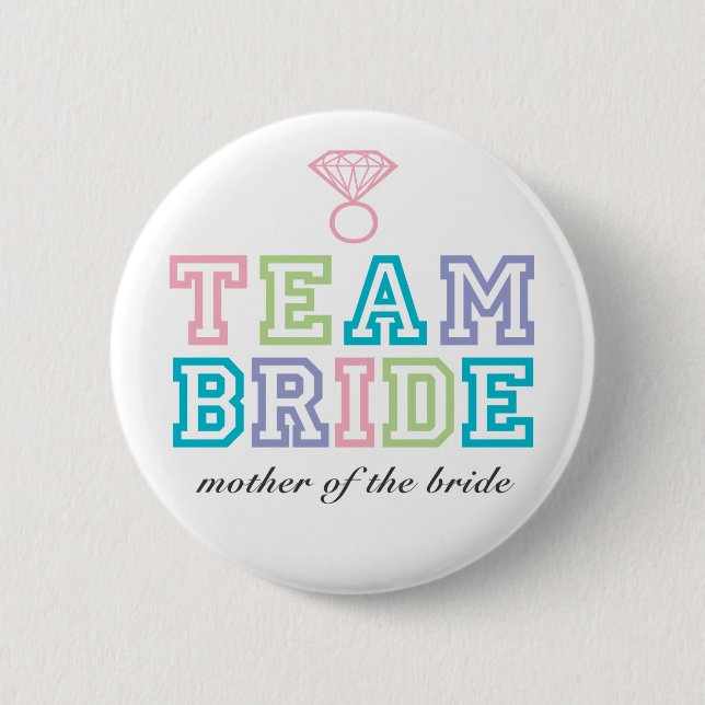 Team Bride Button (Front)