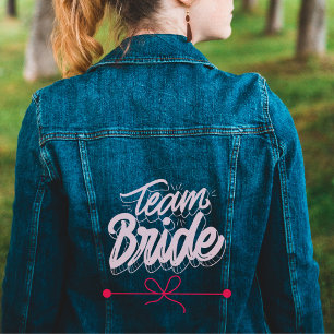team Bride cute women's Denim Jacket