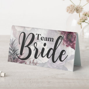 Team Bride floral wedding