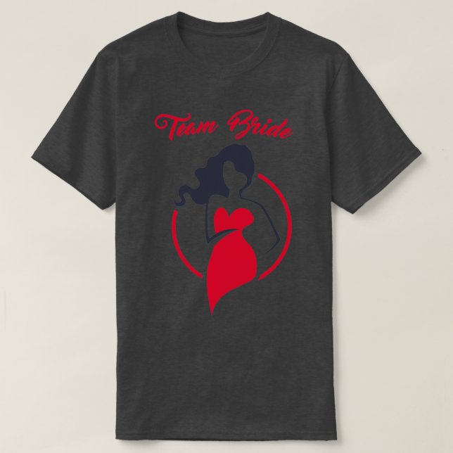 TEAM BRIDE GIRLS JUST WANNA HAVE FUN T-Shirt (Design Front)