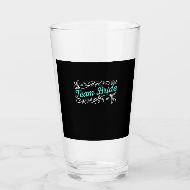Team Bride Glass (Front)