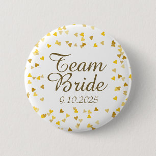 Team Bride / Groom 6 Cm Round Badge