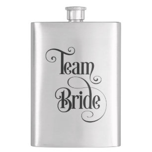 Team Bride Hip Flask
