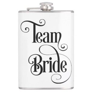Team Bride Hip Flask