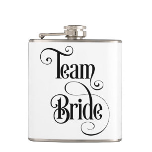Team Bride Hip Flask