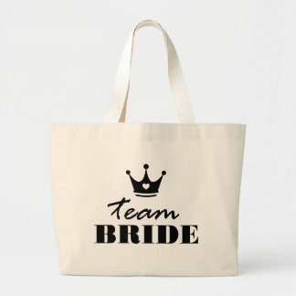 Team Bride Large Tote Bag