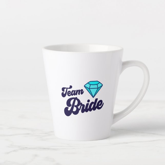 Team Bride Latte Mug (Right)
