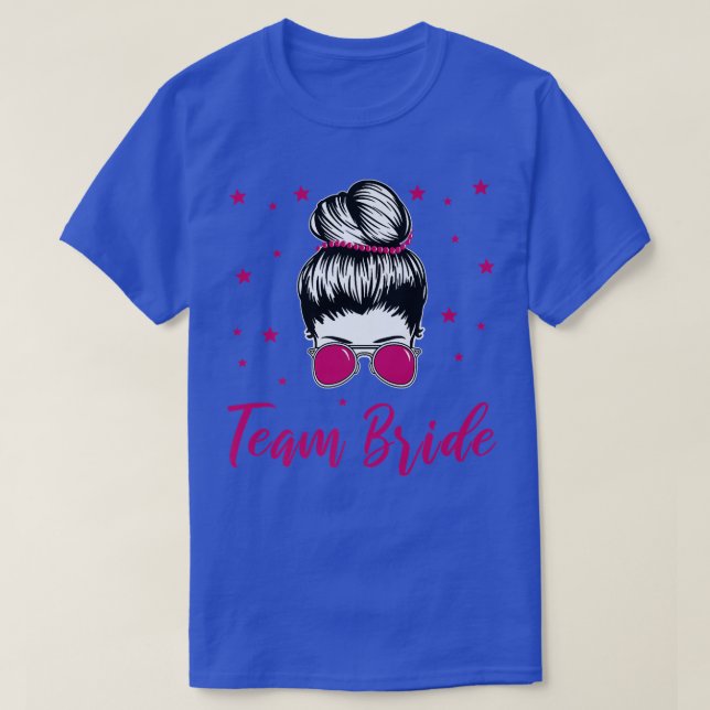 Team Bride Marry Hen Night Cool Bride  T-Shirt (Design Front)