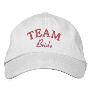 Team bride Personalised Embroidered Baseball Cap
