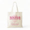 "TEAM BRIDE" Personalised Wedding Party Tote Bag