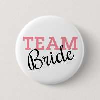 Team Bride Pink Script