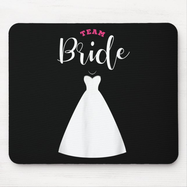 Team Bride Team Groom Bachelor Party Wedding  Mouse Pad (Front)