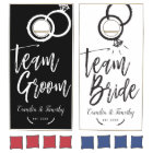 Team Bride | Team Groom Wedding Rings