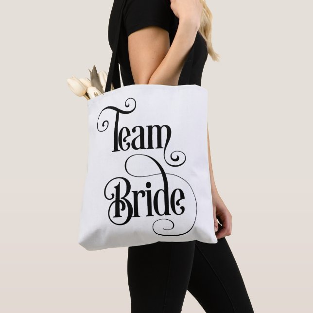 Team Bride Tote Bag (Close Up)