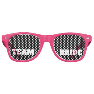 Team Bride Wedding Bachelorette Party Retro Sunglasses