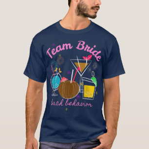 Team bride Wedding Bridesmaid Bachelorette bridal T-Shirt