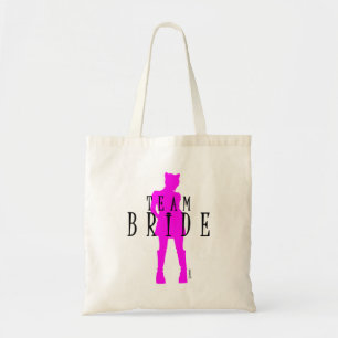Team Bride Wedding Cat Woman by VIMAGO Tote Bag